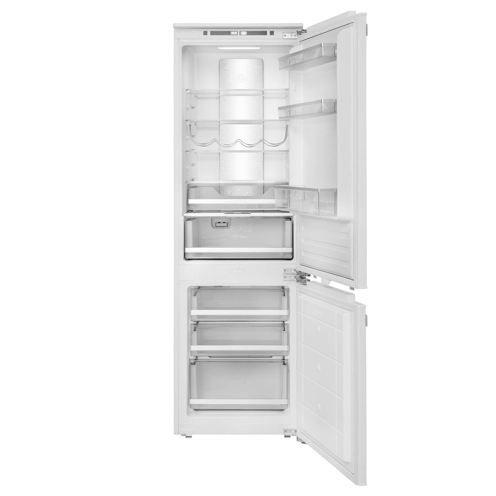 Forno Rivestito 22 Inch Panel Ready Bottom Freezer Refrigerator, 8.6 cu. ft., Total No Frost, Fast Cool & Fast Freeze - FFRBI1798-21