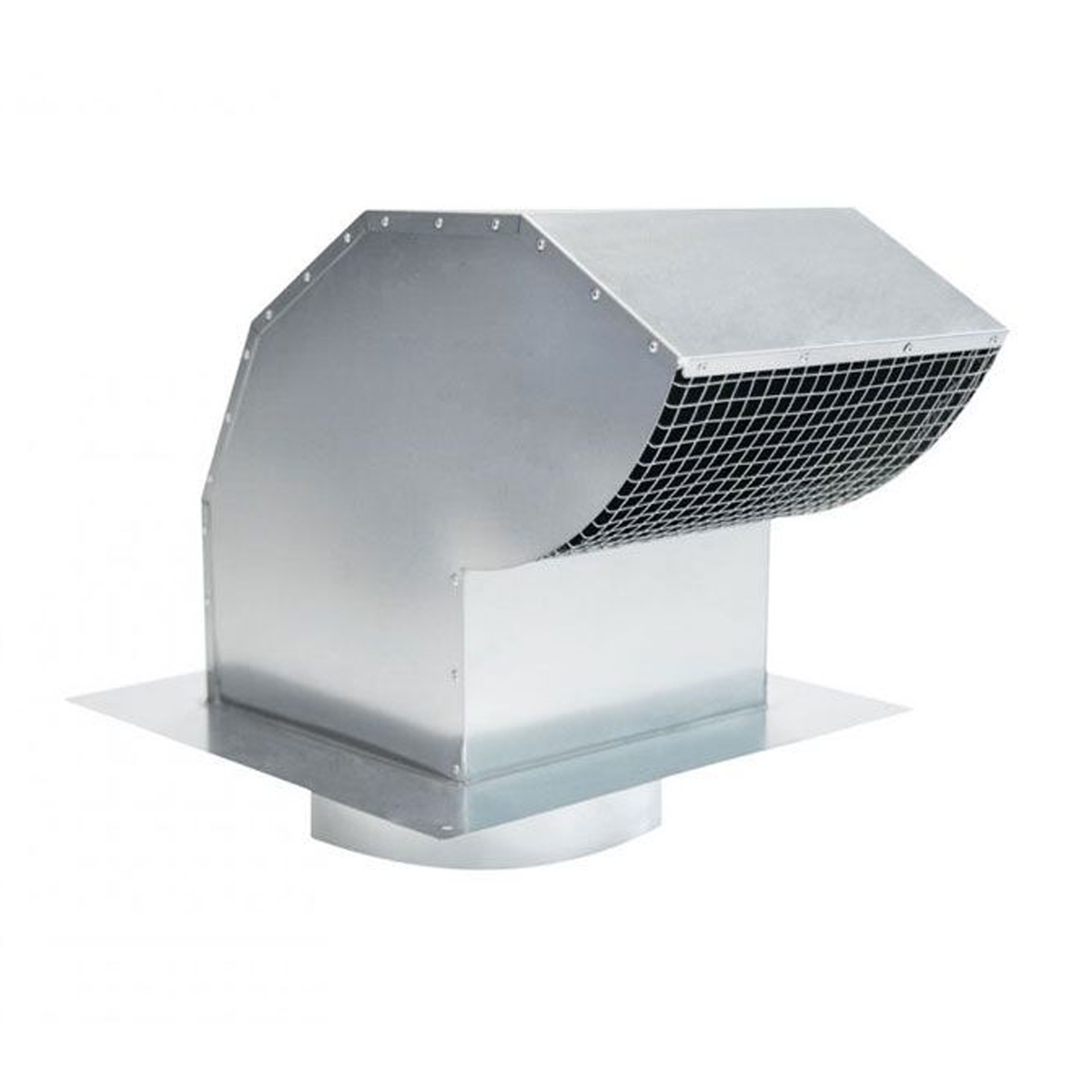 8-Inch Galvanized Steel Roof Cap