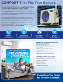 MRCOOL DIY Select 9K 9,000 BTU Single Zone Mini Split System with 11.5 ft. DIY Line Set  - R454B - 115V
