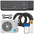 TOSOT Aoraki 12,000 BTU 24.5 SEER2 Heat Pump Mini Split AC w/ERV System - Black Color