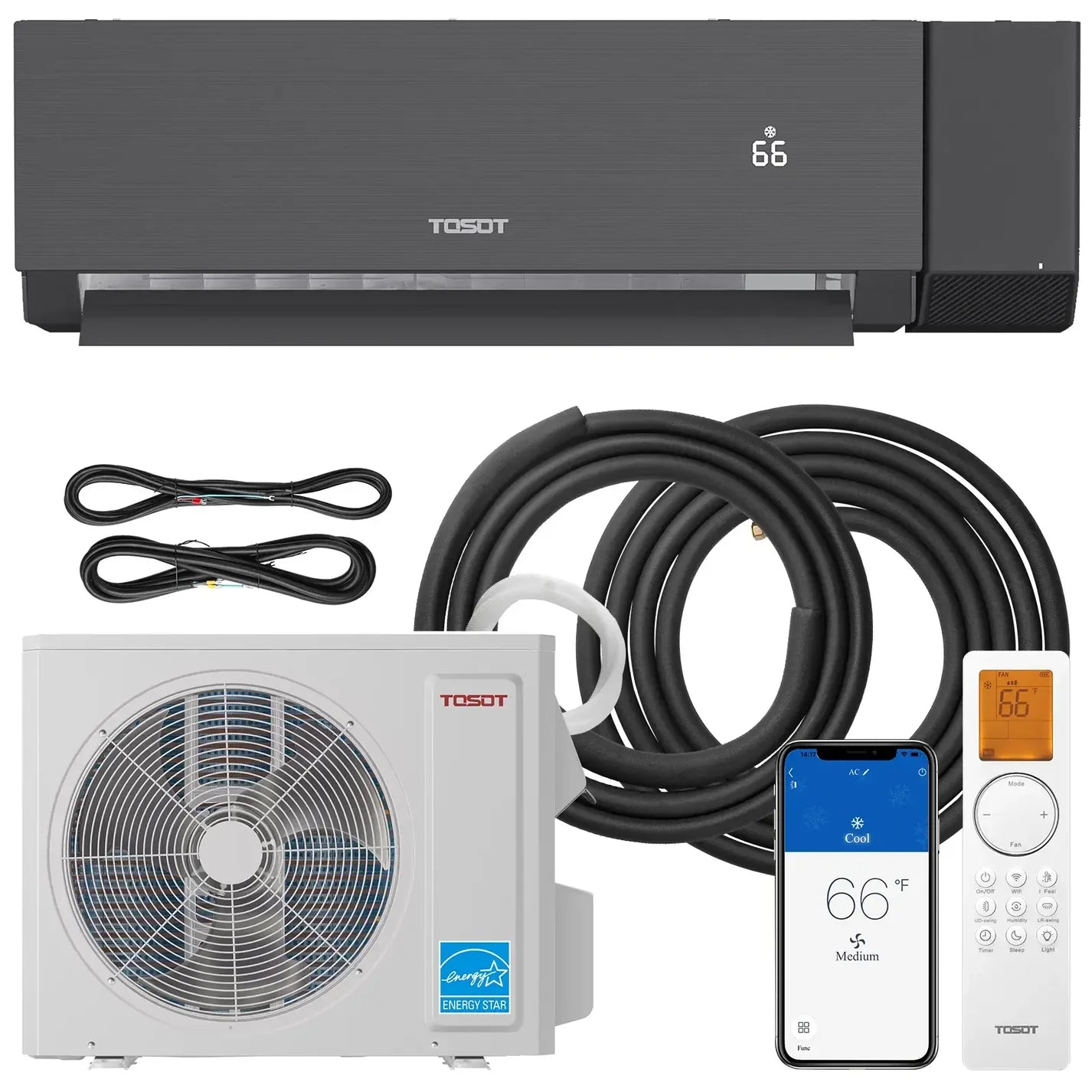 TOSOT Aoraki 18,000 BTU 24.5 SEER2 Heat Pump Mini Split AC w/ERV System - 230V