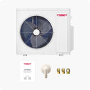 TOSOT 18,000 (9K+9K) BTU 21 SEER2 Dual Zone Mini Split Air Conditioner Heat Pump Condenser