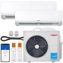 TOSOT 30,000 (12K+18K) BTU 21 SEER2 Dual Zone Mini Split Air Conditioner Heat Pump 
