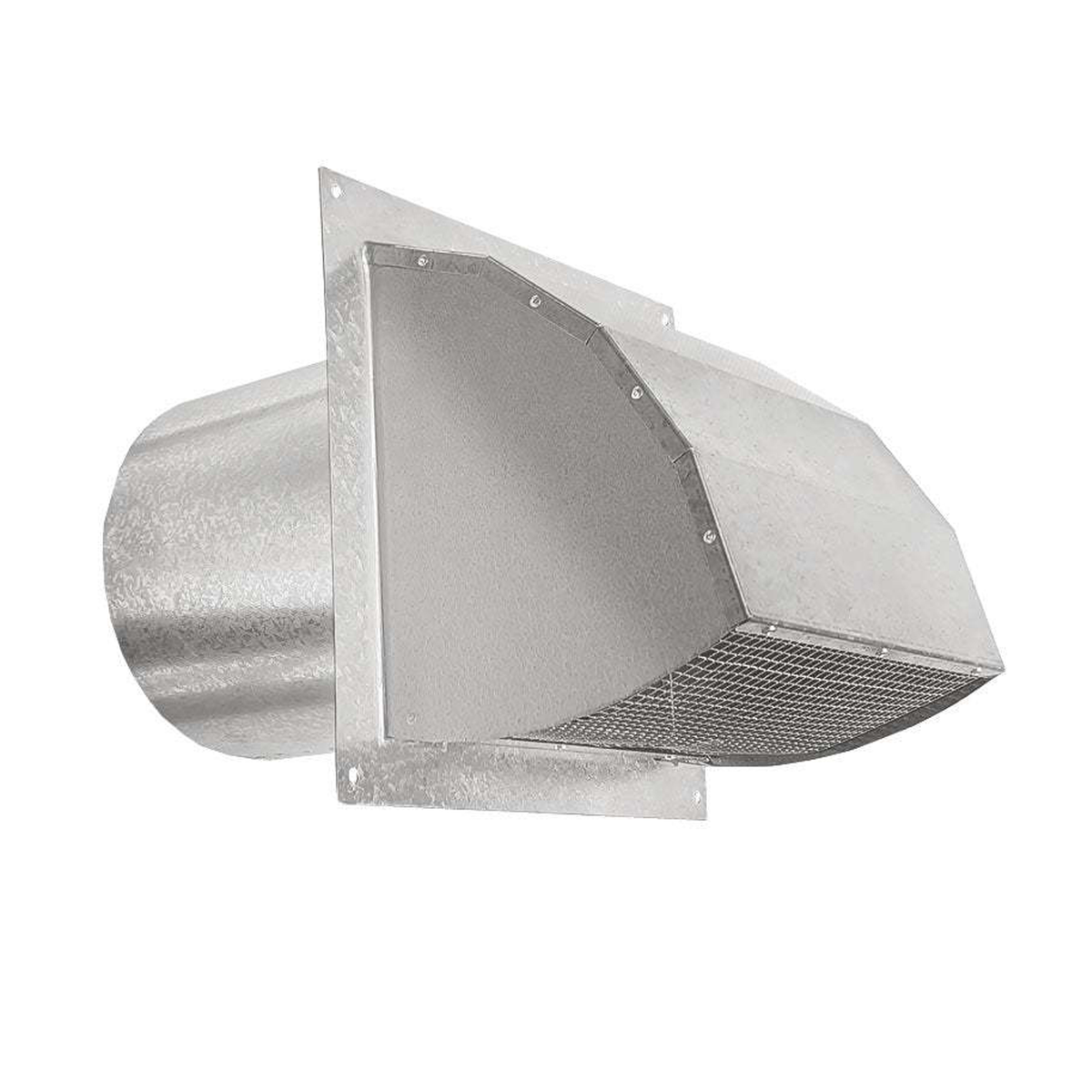 10-Inch Galvanized Steel Wall Cap