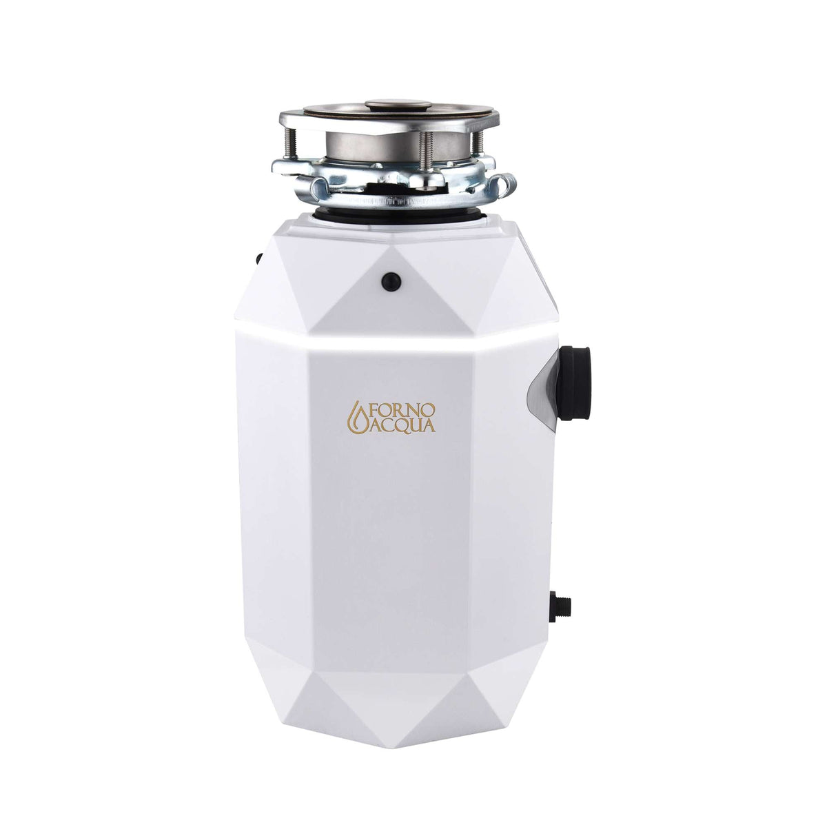 Forno Acqua BrightDIAMOND Moonstone 1HP Super Quiet Garbage Disposal Corded with Motion Sensor Cabinet Light & Pre-Wired Air Switch - WDD100TA2MS