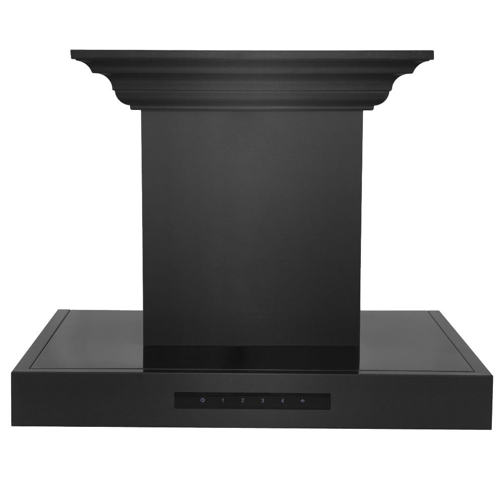ZLINE CrownSound 30-inch range hood in black stainless steel BSKENCRN-BT-30, view 7