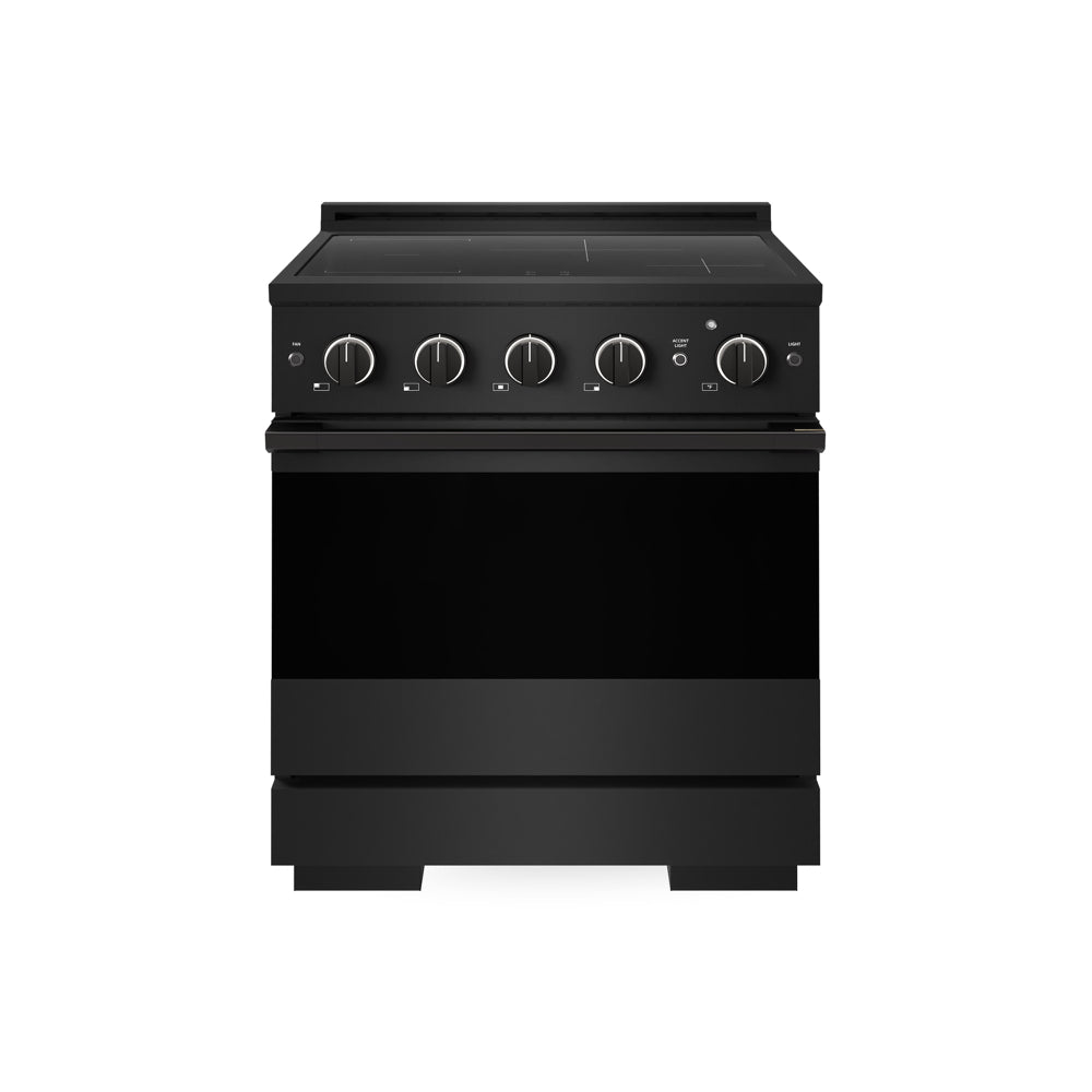 ZLINE Marino 30-inch range in black stainless steel MINRB-30
