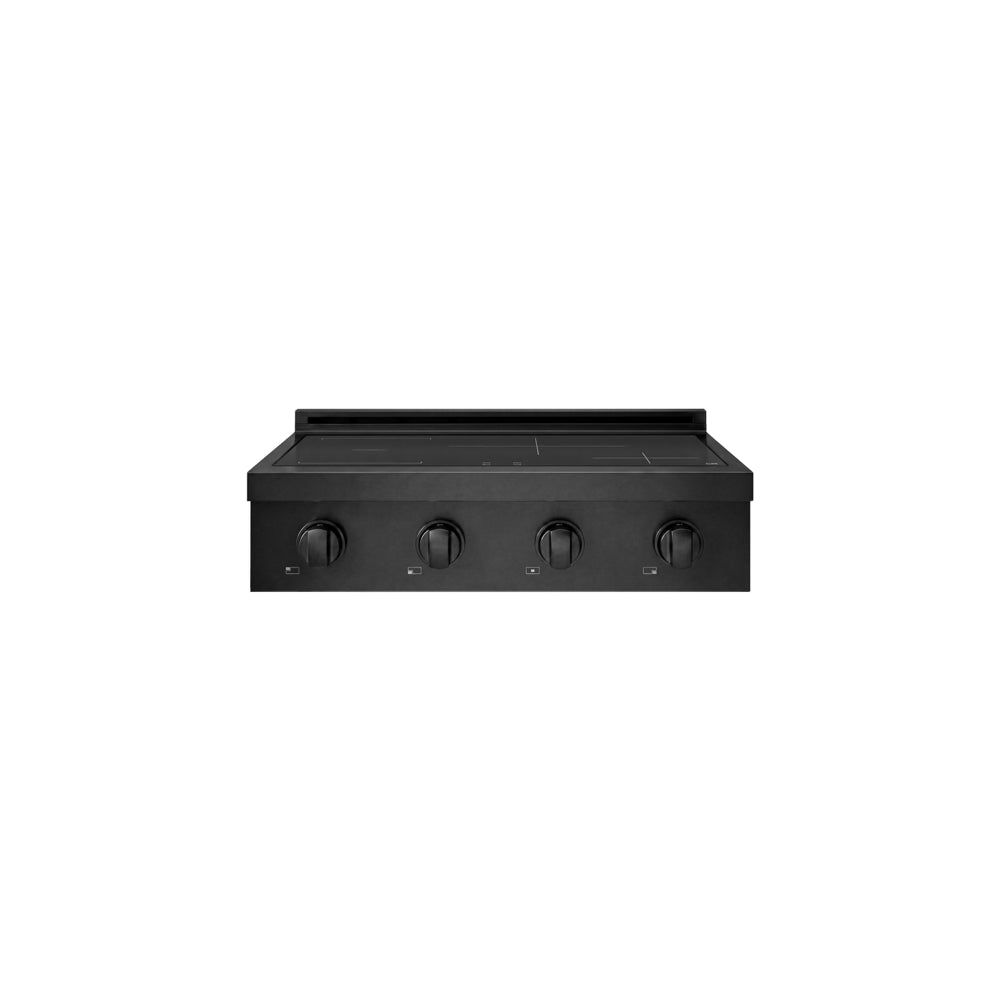 ZLINE Paramount 30-inch rangetop in black stainless steel SINRTB-30