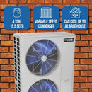 ACiQ 4 Ton 15.5 SEER High Efficiency Central Air Conditioner Condenser - R410A Inverter