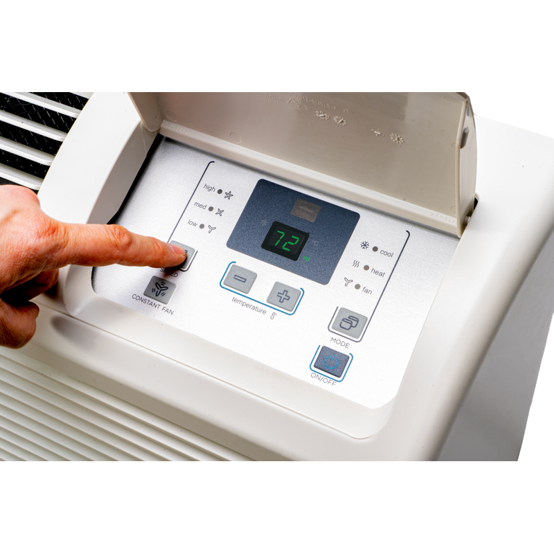 ACiQ 15,000 BTU PTAC Heat Pump Air Conditioner Unit with 5KW Electric Heater | R32