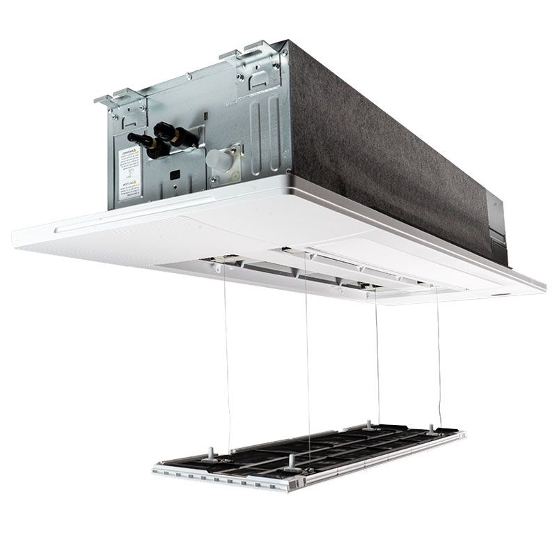 ACiQ 12,000 BTU 23 SEER ACiQ Single Zone Slim Ceiling Cassette Mini Split System | Extreme Series
