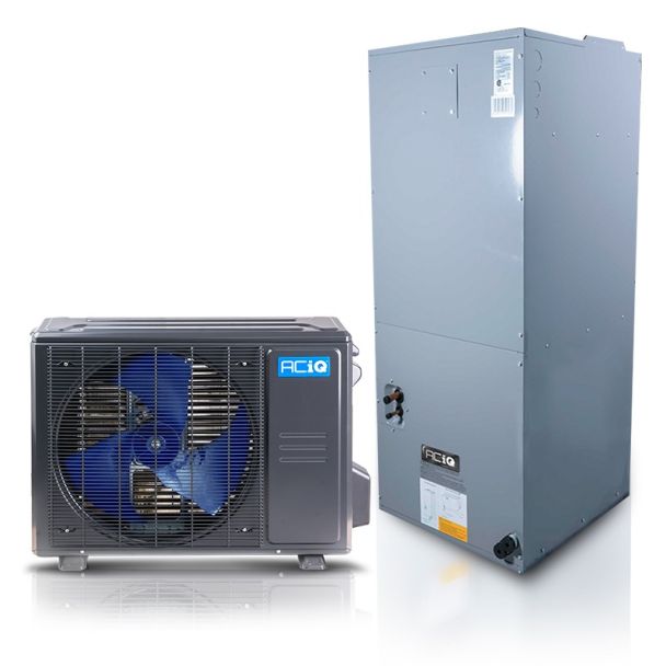 ACiQ 2.5 Ton (30,000 BTU) 17 SEER2 High Efficiency Central Heat Pump | Inverter – R454B & 2.5 Ton (30,000 BTU) Central Ducted Air Handler – R454B