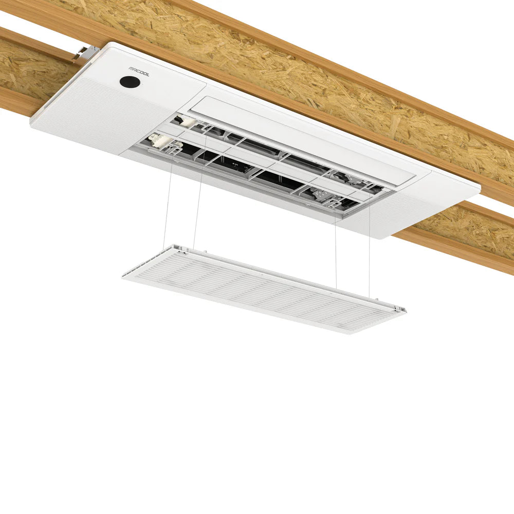 MRCOOL DIY 5th Gen Multi-Zone 2-Zone 18,000 BTU 24 SEER2 (9K Wall Mount + 9K Ceiling Cassette) Ductless Mini-Split Air Conditioner and Heat Pump