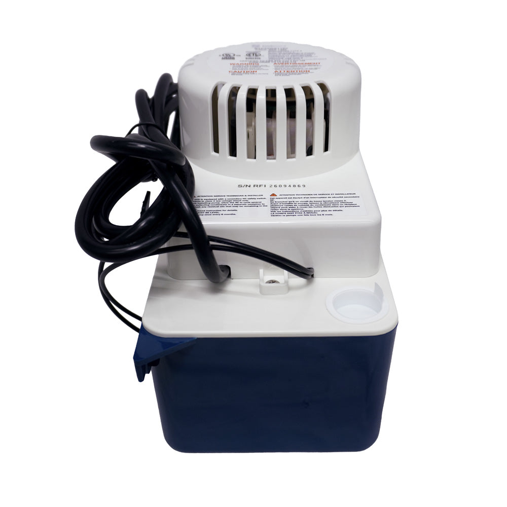 CoolGuard RTP22WS115V condensate pump side view