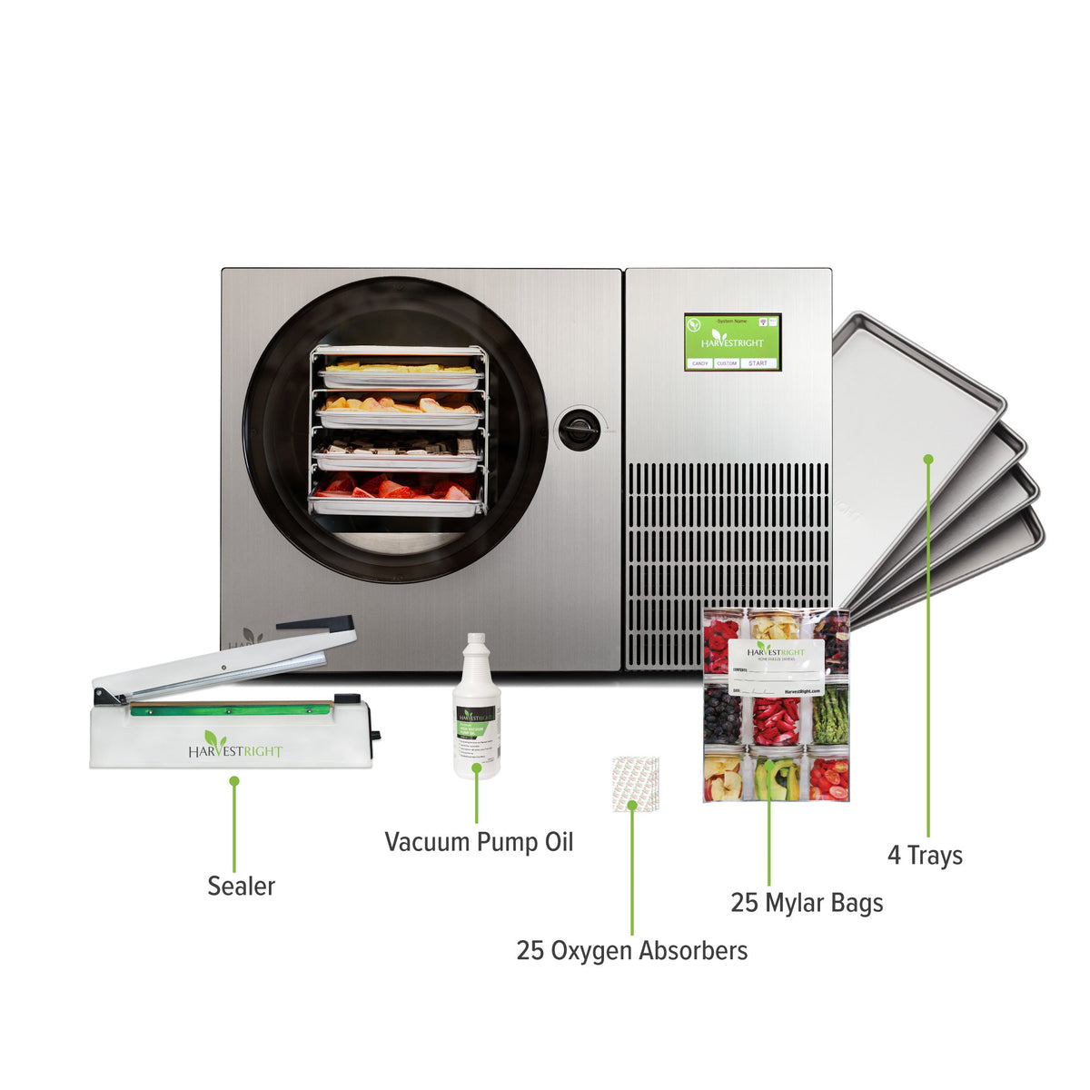 Harvest Right Countertop 360 Stainless Steel Freeze Dryer - HRFDCSS-PP