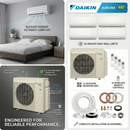 Daikin MXM 36,000 BTU (7K + 7K + 7K + 9K) 20 SEER2 4 Zone Wall Mount Mini Split Heat Pump System - R32 - 230V