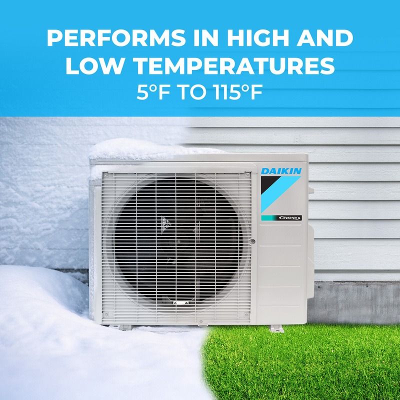 Daikin 9,000 BTU Oterra 20 SEER2 Single Zone Wall Mount Mini Split Heat Pump System - R32 | 115V