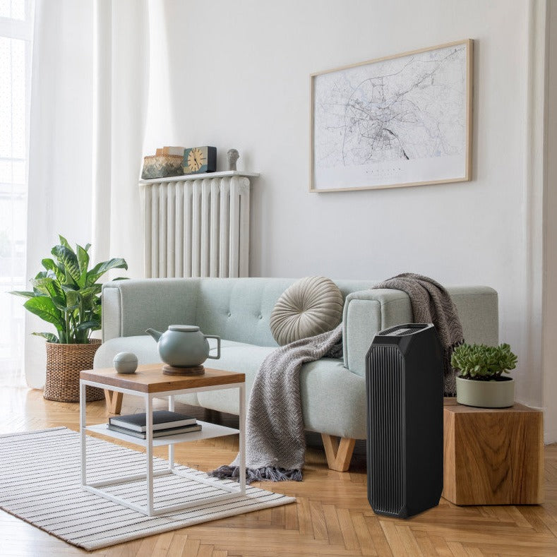 3-in-1 Air Purifier with UVA LED Light, HEPA and Activated Carbon Filters