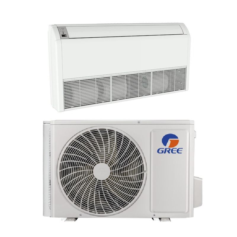 GREE 9,000 BTU Vireo Series Floor/Ceiling Mount Single Zone Mini Split Heat Pump System - R32 | 230V