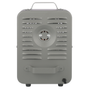 1500/750W 12" Metal Milkhouse Utility Heater with Fan-Only Mode and Anti-Freeze Function, Grey