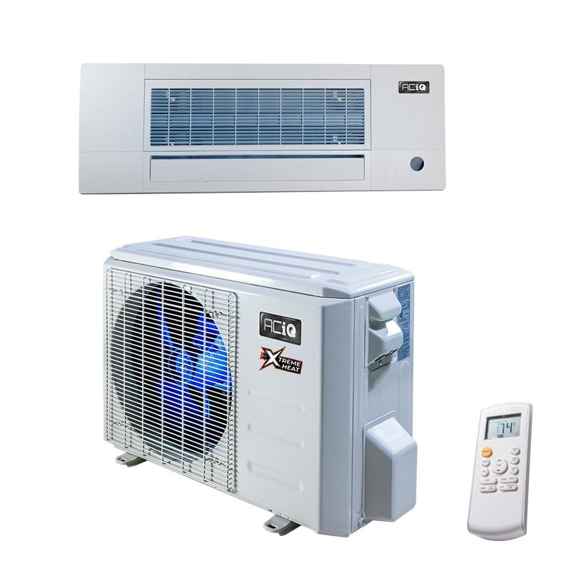 ACiQ 12,000 BTU 23 SEER ACiQ Single Zone Slim Ceiling Cassette Mini Split System | Extreme Series