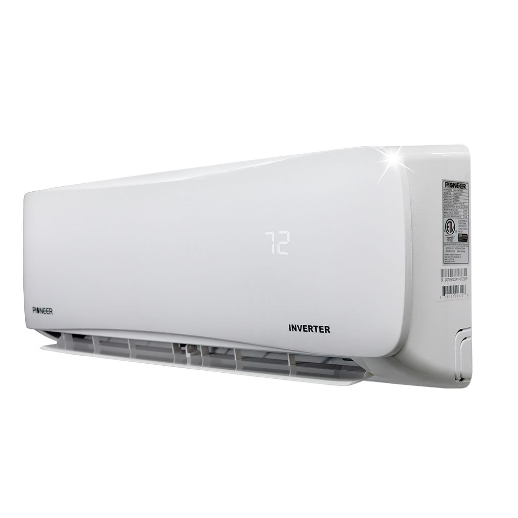 Pioneer® EStar™ 18,000 BTU 23.7 SEER2 Ductless Mini-Split Inverter++ Energy-Star Air Conditioner Heat Pump System Full Set 230V