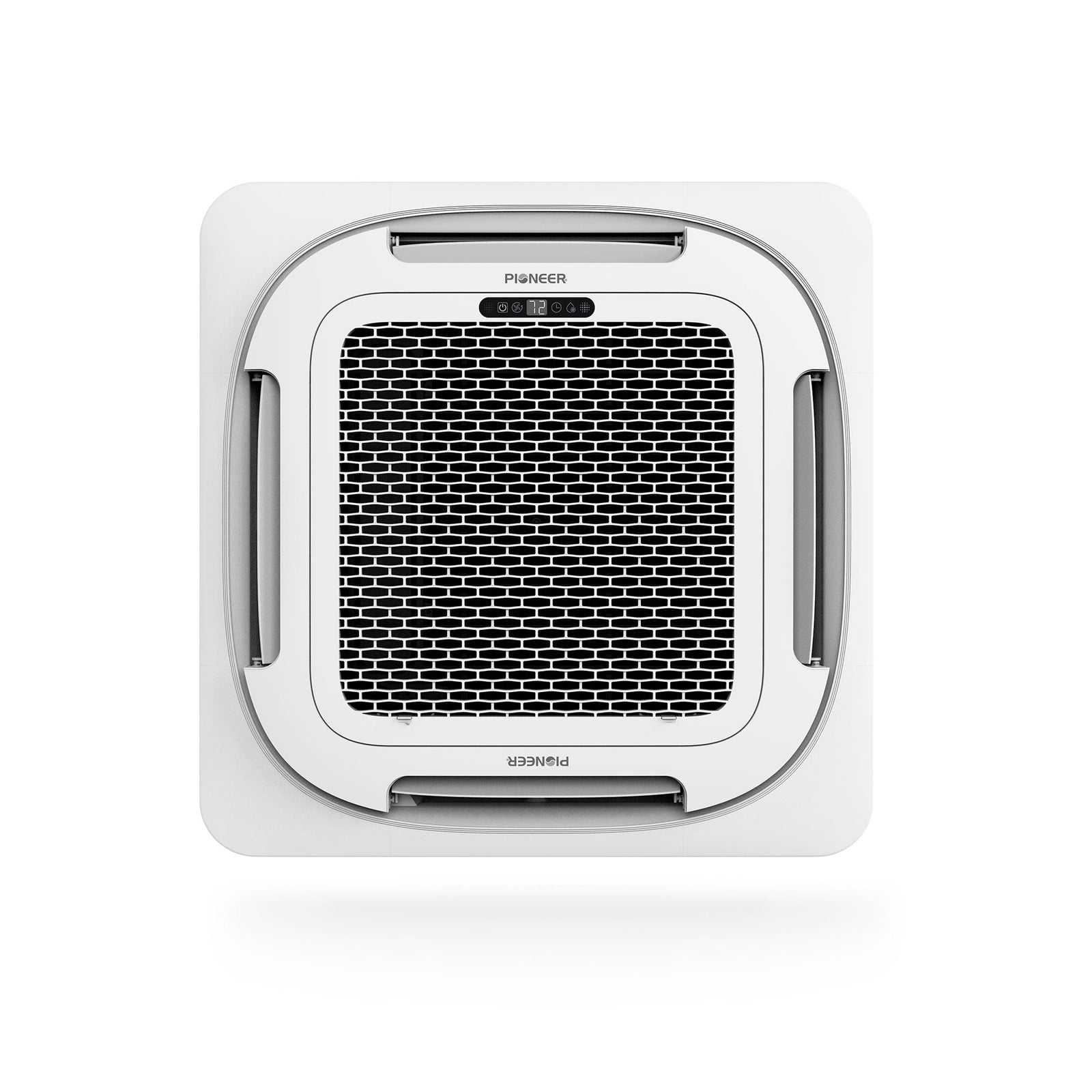 Pioneer® Quantum Ultra™ 16,000 BTU 20.5 SEER2 230V 8-Way Ceiling Cassette Ductless Mini-Split Air Conditioner Inverter Heat Pump Full Set