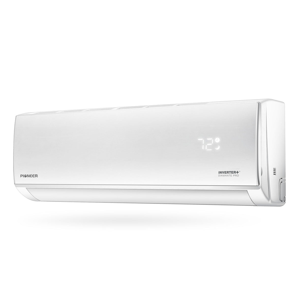 Pioneer® Diamante Pro™ 12,000 BTU 20 SEER2 230V High-Wall Ductless Mini-Split Air Conditioner Inverter Heat Pump with 16 Ft. Kit