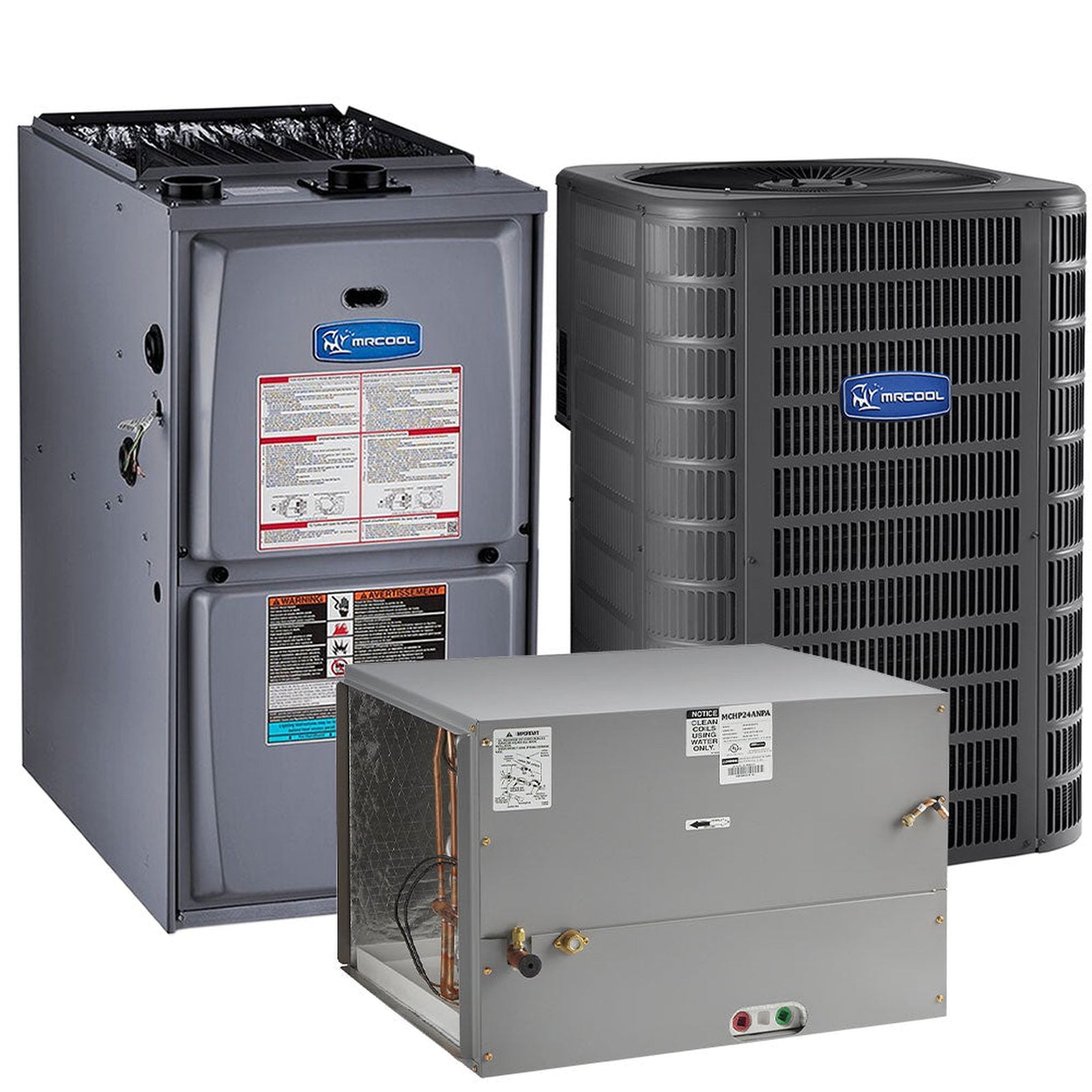 MRCOOL 17.5 Inch 3 Ton BTU R410A Horizontal Cased Evaporator Coil, MCHP36BNPA