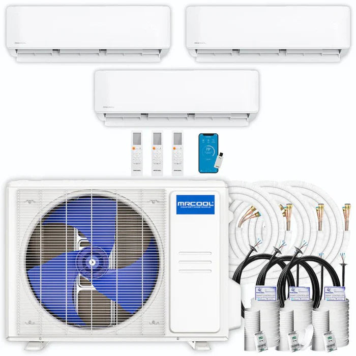 MRCOOL Design Your Own DIY 3 Zone Heat Pump System - R454B