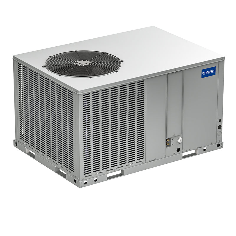 Top of MRCOOL VersaPro 5 Ton 60,000 BTU 13.4 SEER2 Central Ducted Heat Pump Package Unit - Horizontal