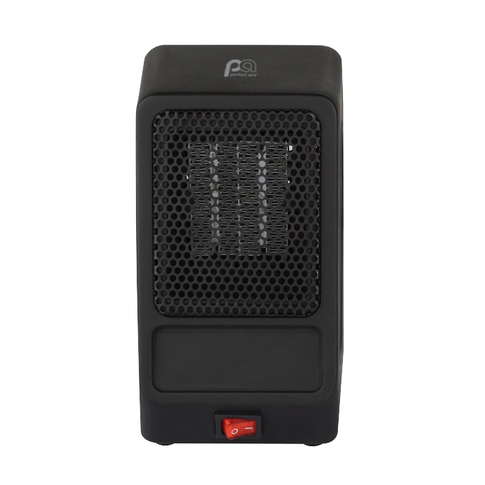 400W Compact Personal 7" Ceramic Heater, Black