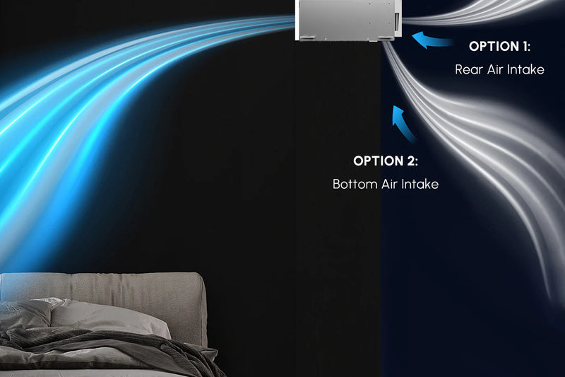 Pioneer® Quantum Ultra™ 9,000 BTU 20.5 SEER2 230V Ceiling Concealed Ducted Mini-Split Air Conditioner Full Set