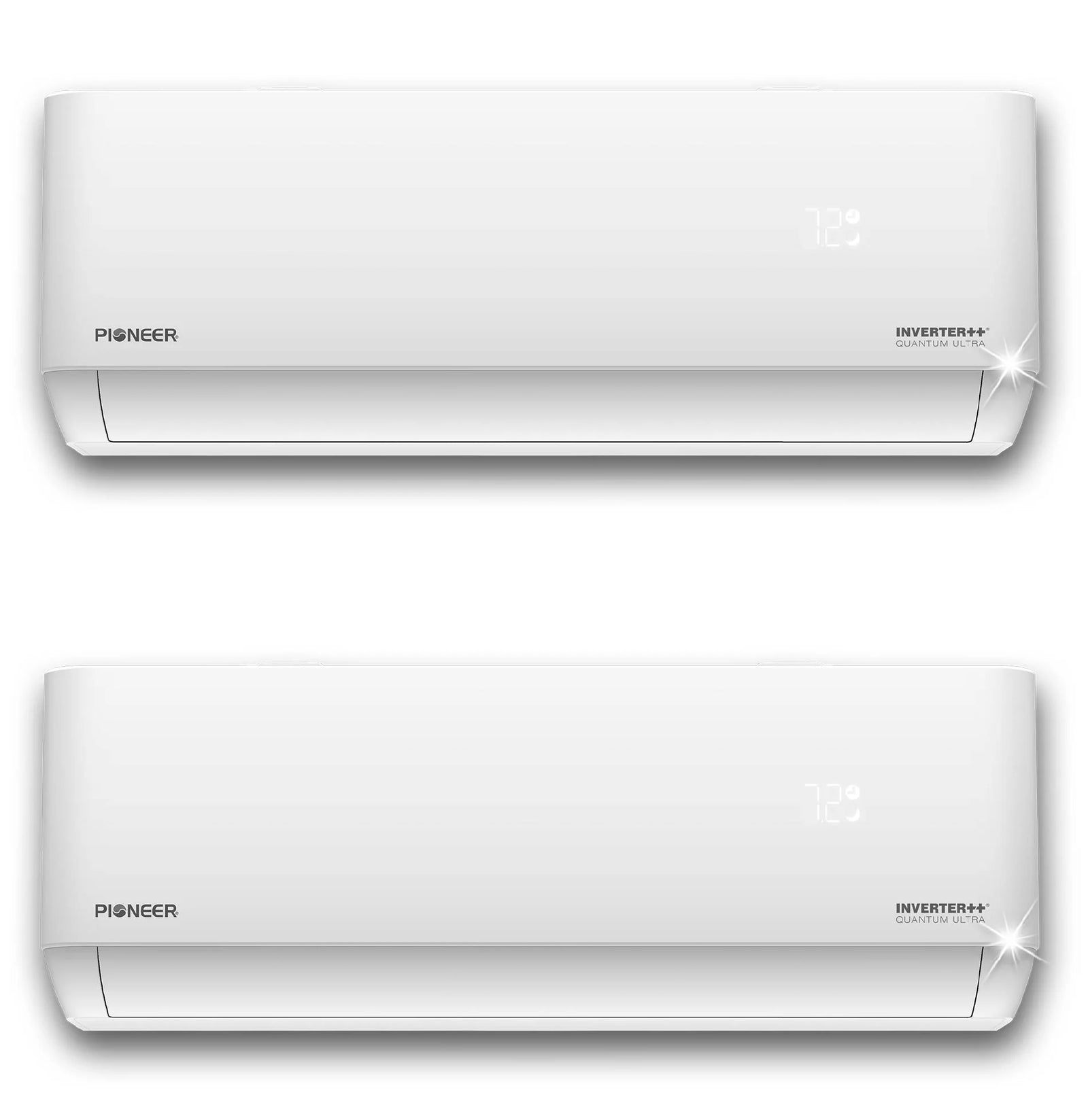 Pioneer 18,000 BTU 1.5-Ton Quantum Ultra 24 SEER2 Energy-Star 2 Zone Heat Pump 230V Air Handlers