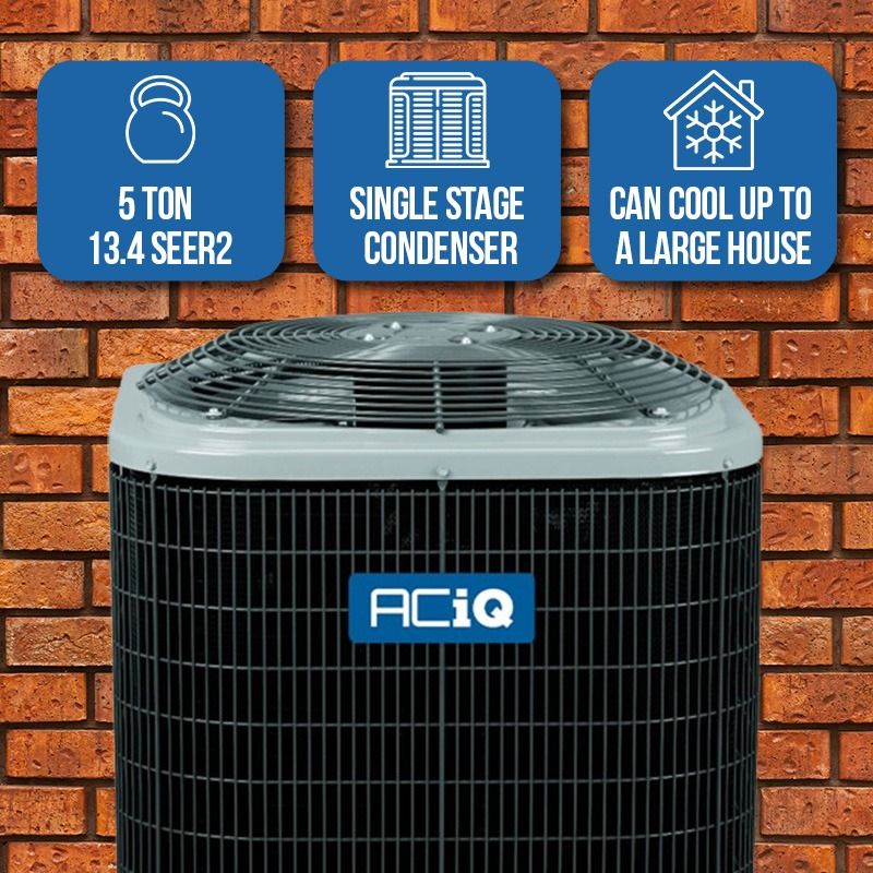 5 Ton 13.4 SEER2 ACiQ Air Conditioner Split System - Multi-Positional - R454B
