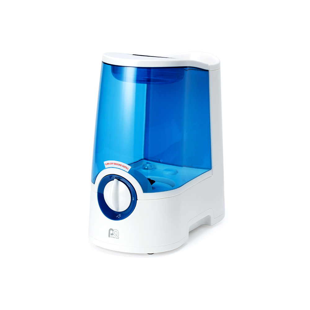 1.0 Gallon Table-Top Warm Mist Humidifier with Medicine Cup and Night Light