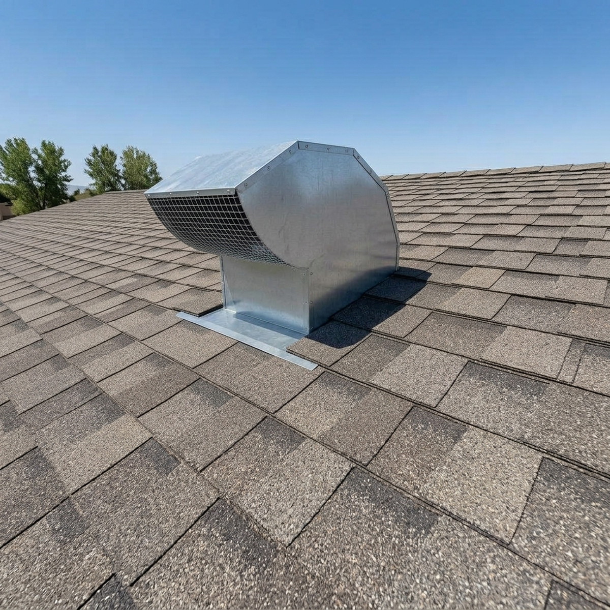6-Inch Galvanized Steel Roof Cap