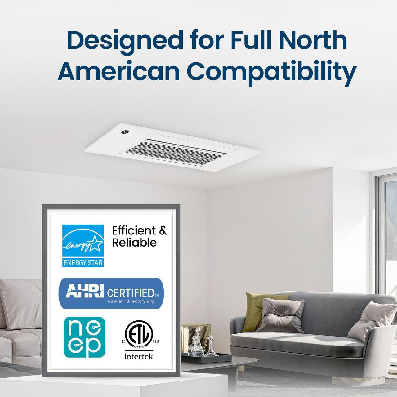 Senville AURA 12,000 BTU 23 SEER2 Cassette 