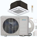 Senville 12,000 BTU 22.2 SEER2 Square Ceiling Cassette Air Conditioner