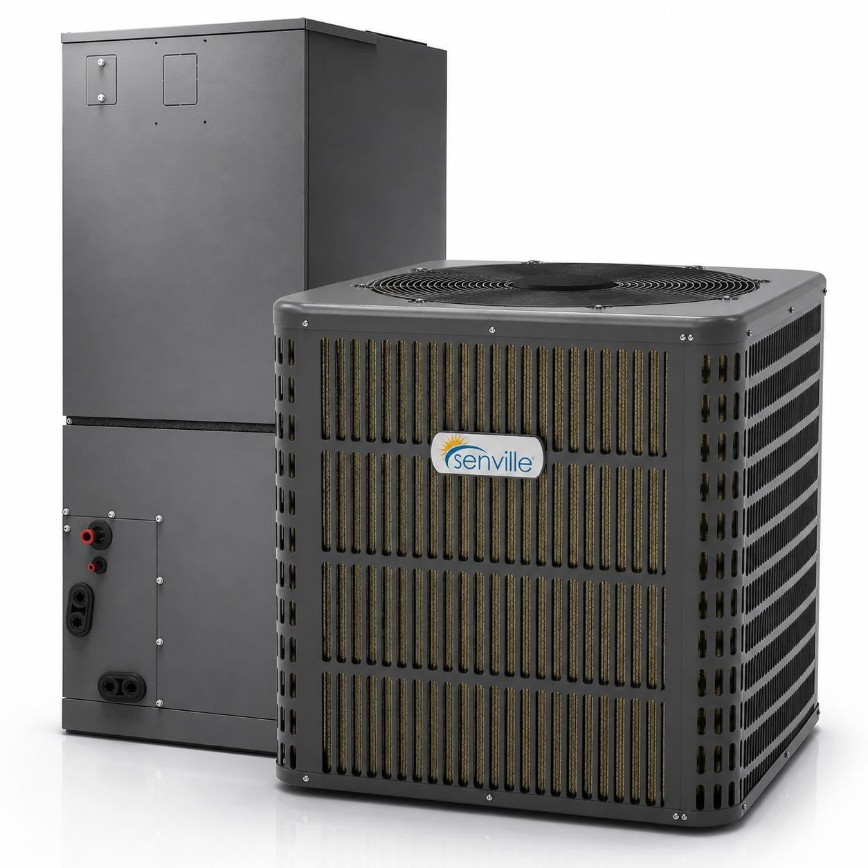 Senville 2 Ton 20 SEER2 Central AC Unit Heat Pump - Top Discharge - R-32 - 230V