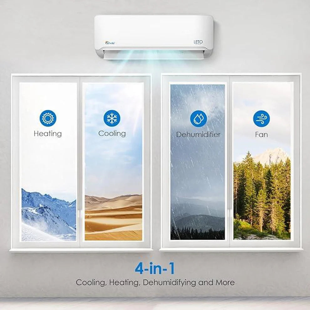 Senville LETO 9,000 BTU  21.5 SEER2 Single Zone Ductless Mini Split - 115V