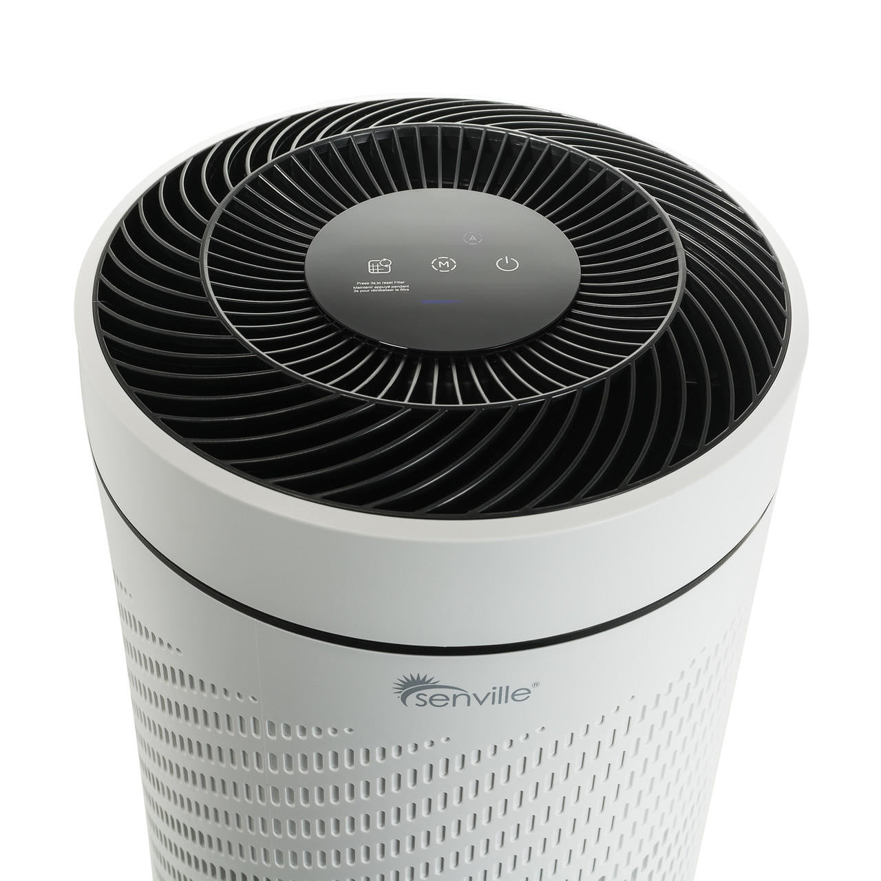 Senville Air Purifier for Home - Flow 500 Series Top View