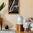 Senville Air Purifier for Home - Flow 500 Series on Nightstand