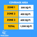 MRCOOL DIY 5th Gen Multi-Zone 3-Zone 55,000 BTU 23 SEER2 (6K + 9K + 12K) Ductless Mini-Split Air Conditioner and Heat Pump with Ceiling Cassettes