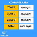 MRCOOL DIY 5th Gen Multi-Zone 3-Zone 48,000 BTU 22 SEER2 (9K + 12K + 12K) Ductless Mini-Split Air Conditioner and Heat Pump with Ceiling Cassettes