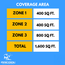 MRCOOL DIY 5th Gen Multi-Zone 3-Zone 27,000 BTU 23 SEER2 (9K + 9K + 18K) Ductless Mini-Split Air Conditioner and Heat Pump with Ceiling Cassettes