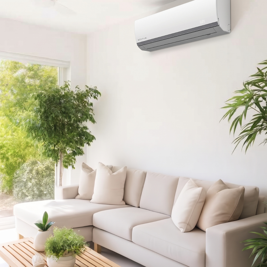 Status DIY 5th Gen Multi Zone Mini Split 18,000 BTU (9K + 9K) 2 Zone Ductless AC & Heat Pump 23 SEER2 - R454B