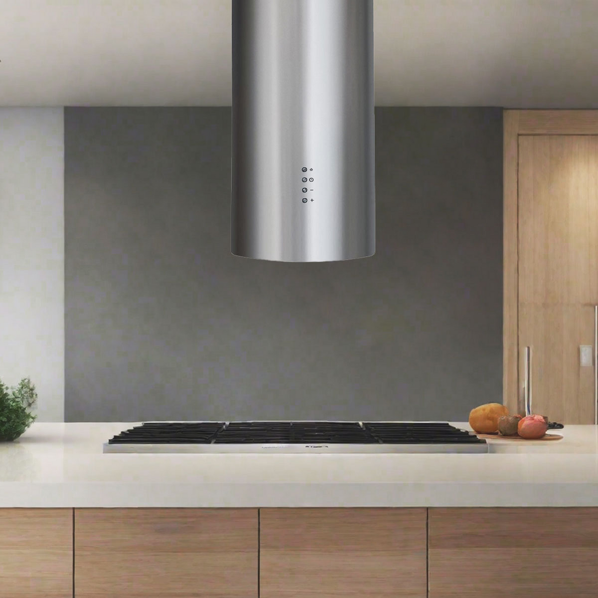 Victory 600 CFM Cylindrical Island Range Hood