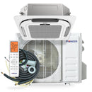 Pioneer® Quantum Ultra™ 16,000 BTU 20.5 SEER2 230V 8-Way Ceiling Cassette Ductless Mini-Split Air Conditioner Inverter Heat Pump Full Set