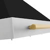 ZLINE Autograph Edition 48-inch range hood in black matte and polished gold accents KB4STZ-BLM48-G, detail